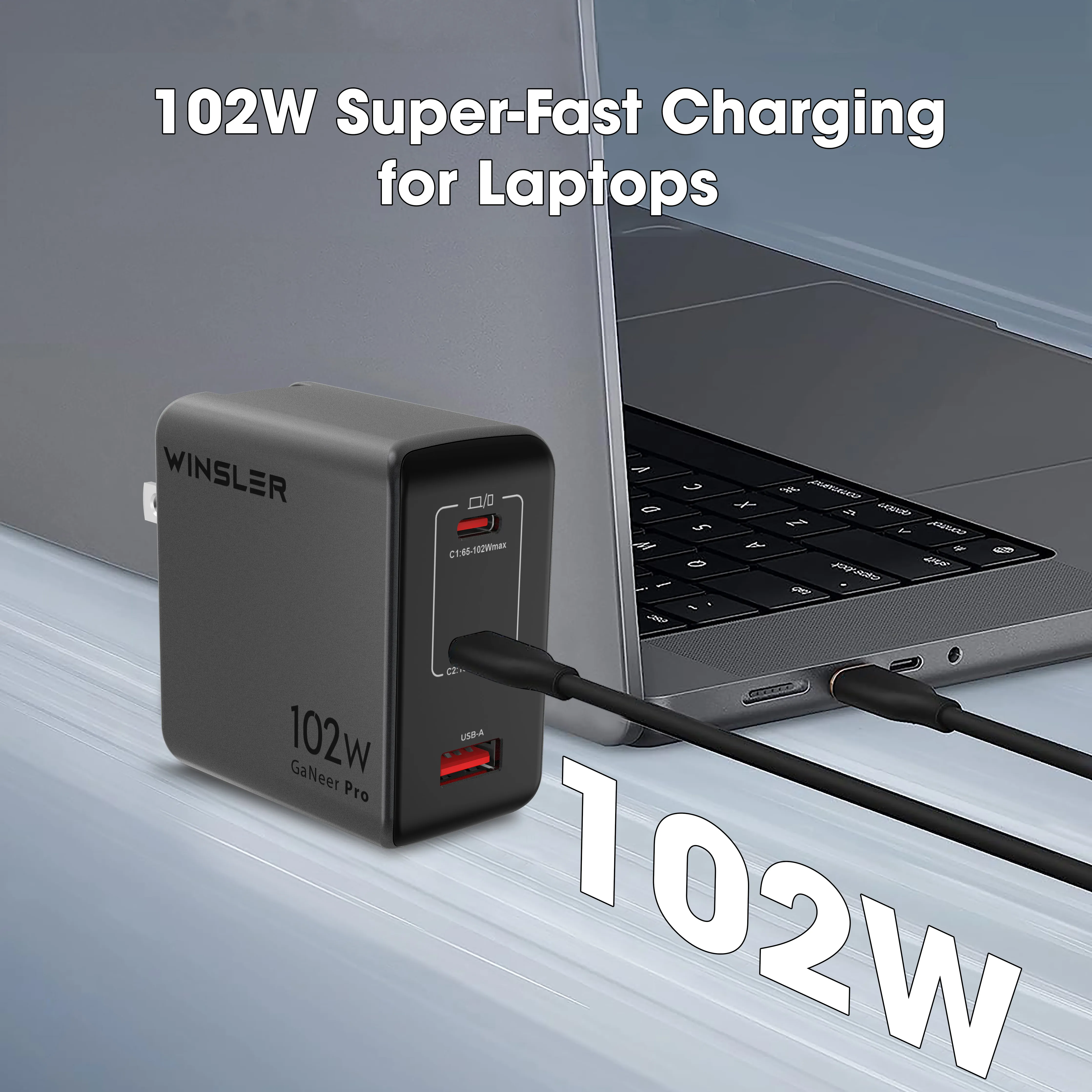 GaN 102W 2C1A