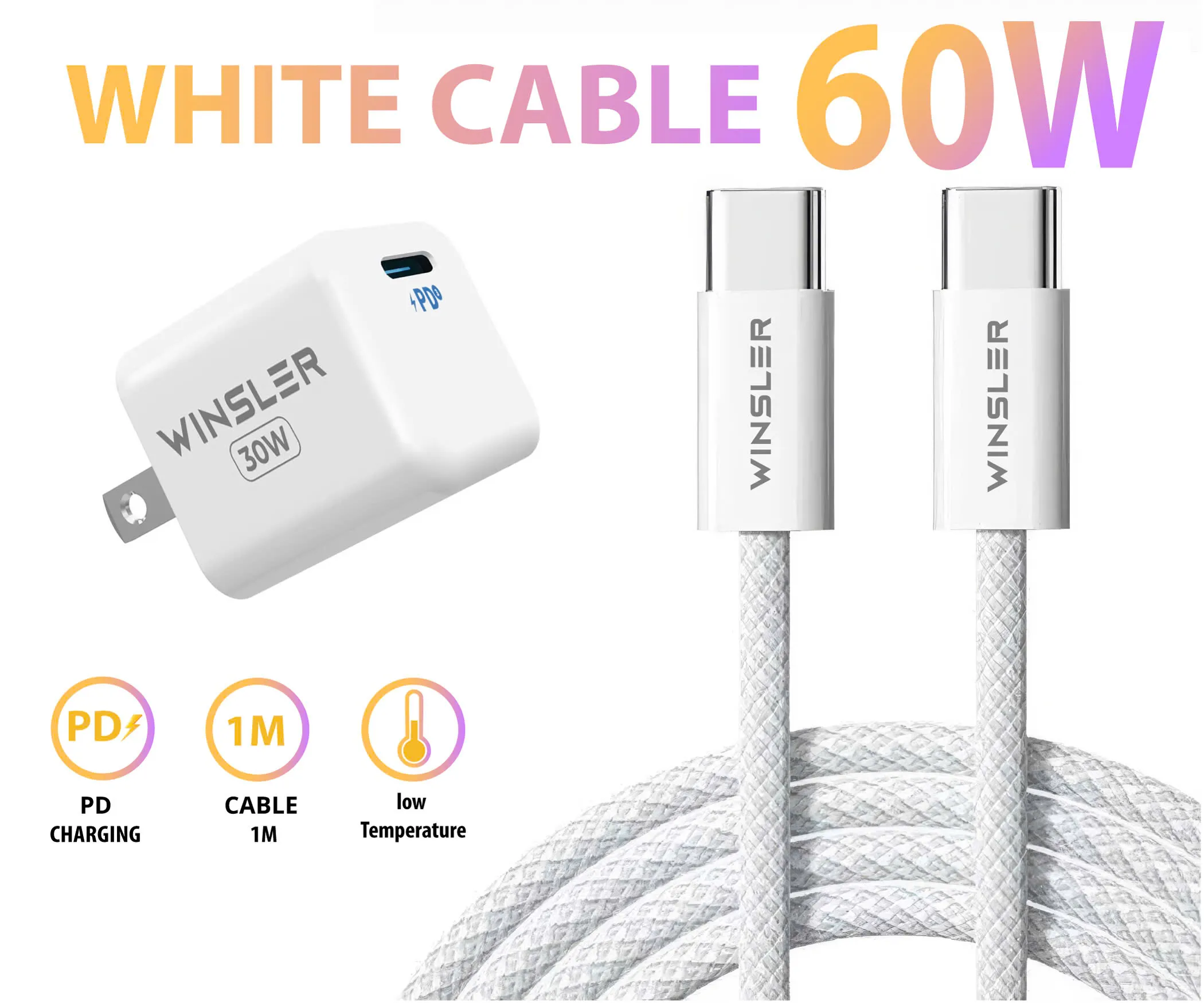 Cable PD 60W Dual Type-C