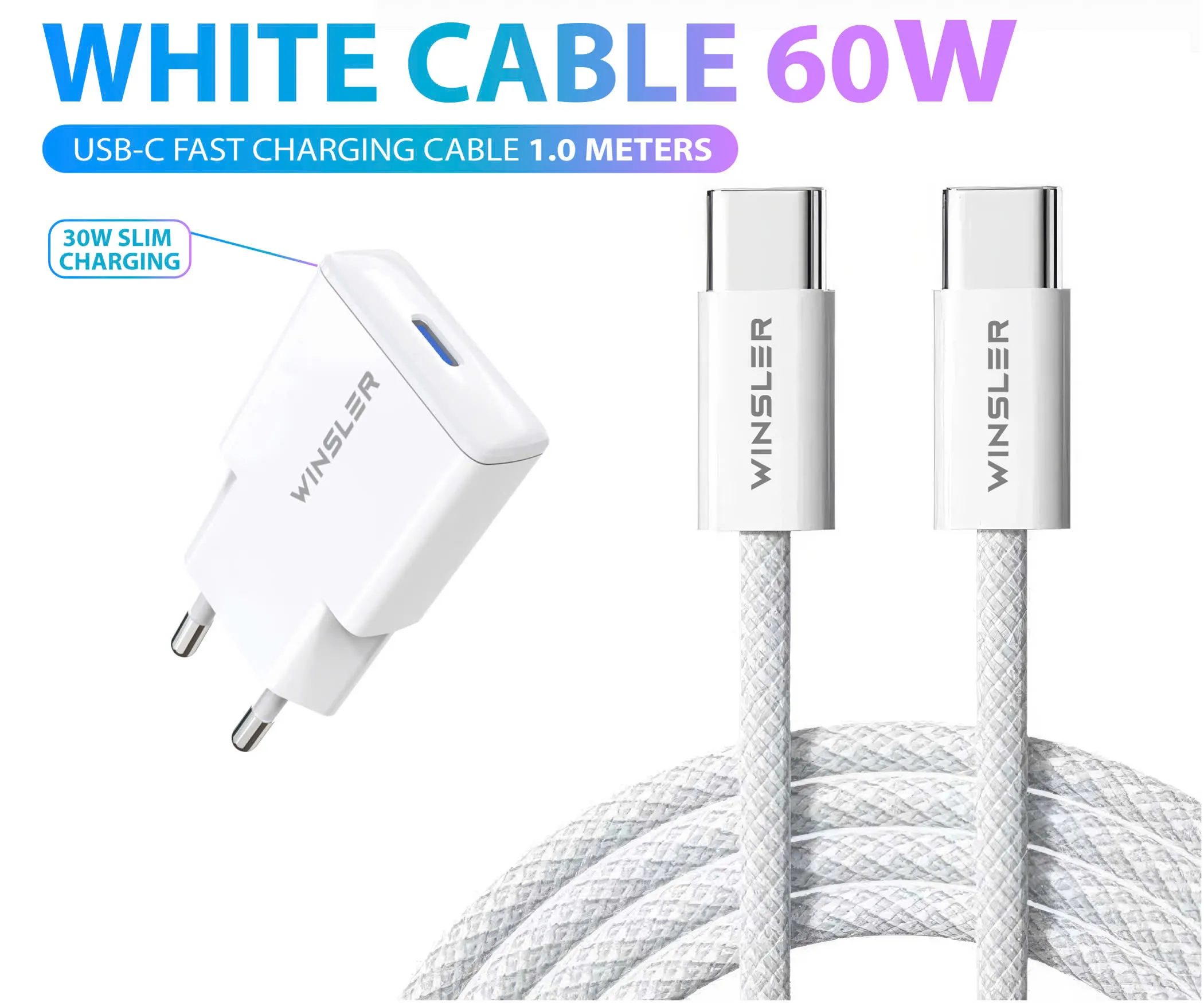Cable PD 60W Dual Type-C