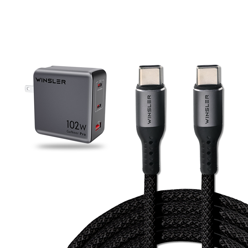 GaN 102W + cable 100W