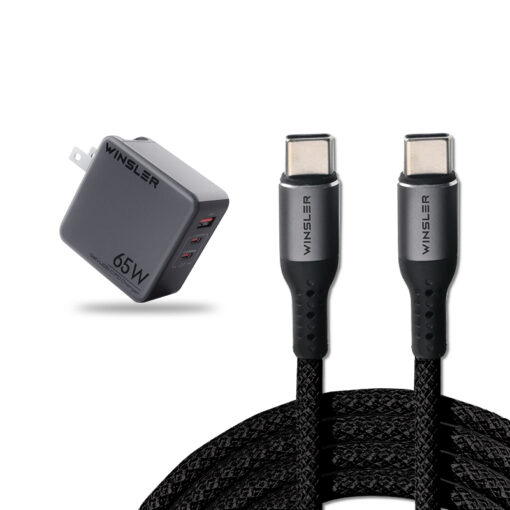 GaN 65W + cable 100W