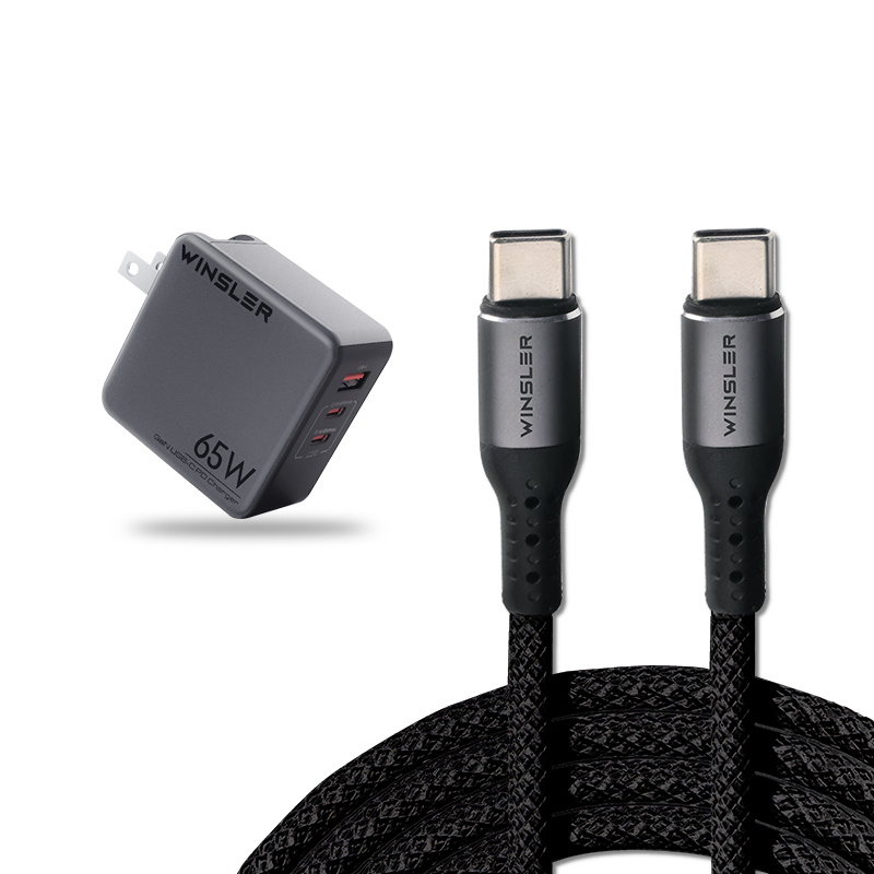 GaN 65W + cable 100W